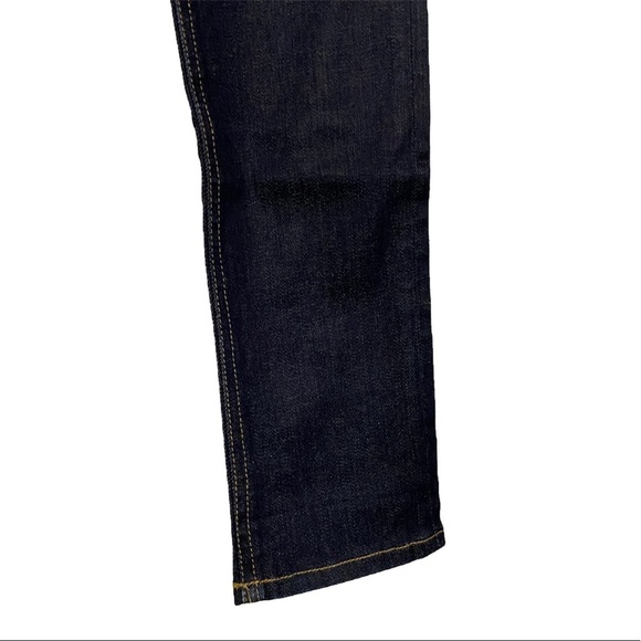 Rag & Bone Mid Rise Skinny Jean Harrow Dark Blue Wash 24 - Picture 6 of 16